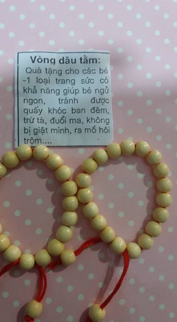 Vòng dâu tằm cho bé