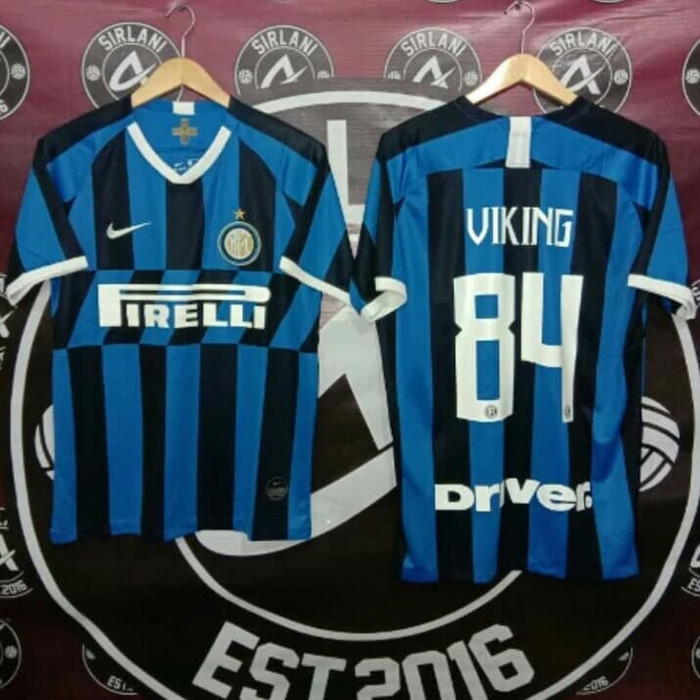 Áo Thun Tay Ngắn In Chữ Inter Milan Home 2019-2020 Rumi1741