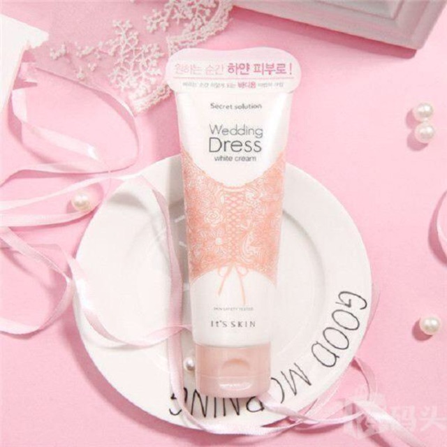 Kem dưỡng trắng da body It's skin Wedding Dress White Cream