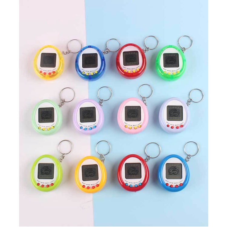 1 Máy Chơi Game Nuôi Thú Ảo Tamagotchi 90S Có Móc Khóa