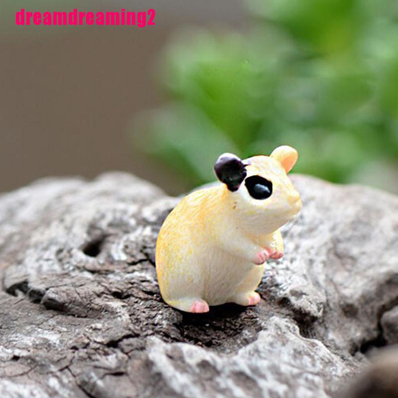 Mô Hình Chuột Hamster Mini Xinh Xắn Dùng Trong Trang Trí
