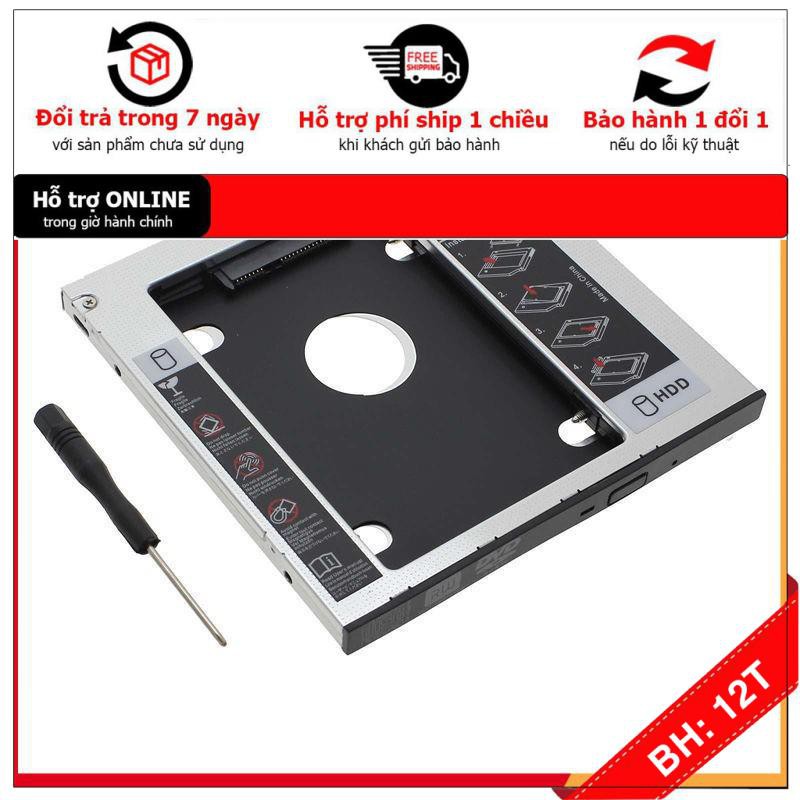 BH12TH ⚡ CADDY BAY DÀNH CHO LAPTOP - KHAY Ổ CỨNG DÀNH CHO LAPTOP