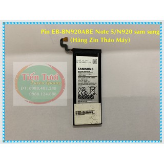 Pin EB-BN920ABE Note 5 N920 Samsung( Hàng Zin tháo máy)