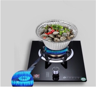 Set 25 bát nhôm (Bát giấy bạc) hình tròn đường kính 18cm kèm nắp