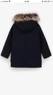 Áo dạ lông cừu Zara