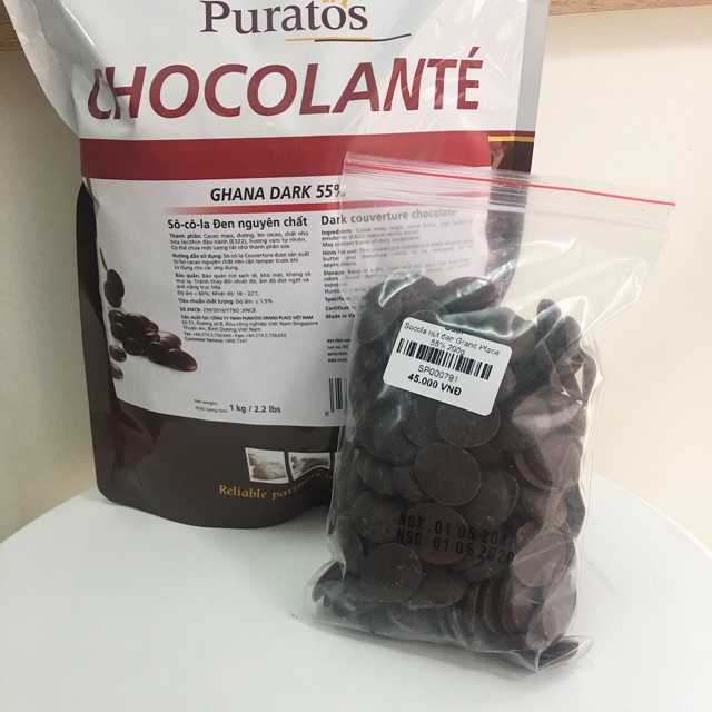 Socola nút Grand Place 55% 100g