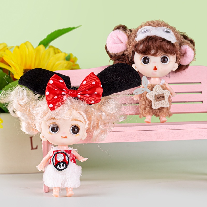 Búp Bê Đồ Chơi Dễ Thương Xinh Xắn Cao Cấp 10cm
