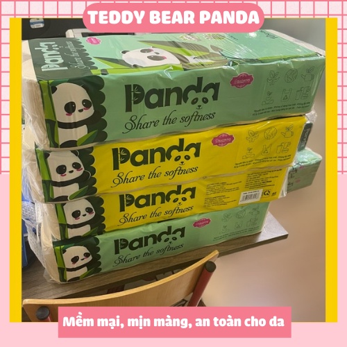[Combo 20 cuộn] Giấy vệ sinh không lõi gấu trúc Panda 3 lớp