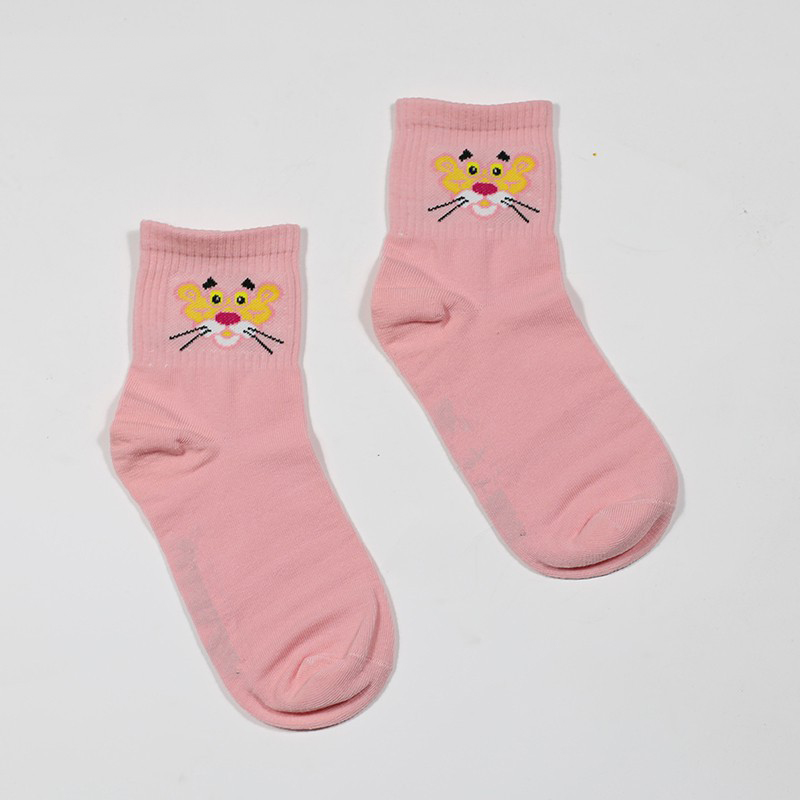 Vớ Cotton Họa Tiết Hoạt Hình Vui Nhộn Cho Nam Nữ