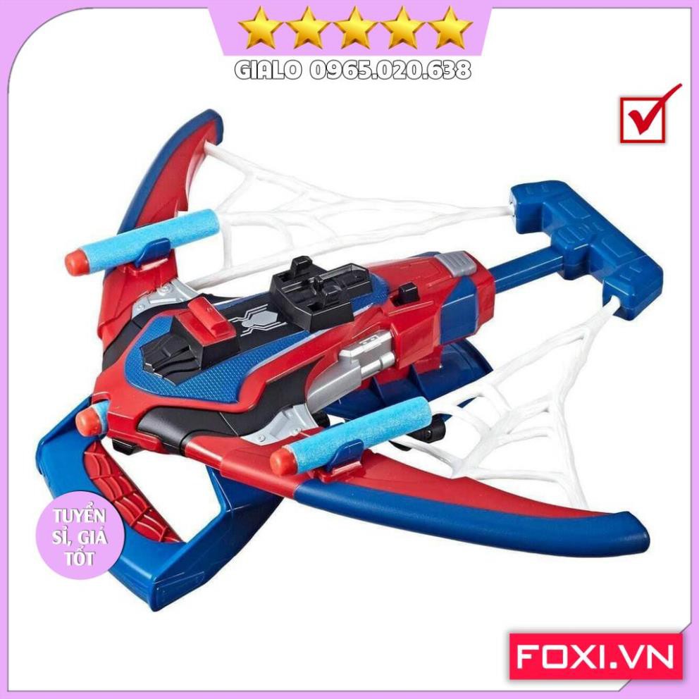 Bộ đồ chơi nỏ đeo cung tên siêu anh hùng người nhện Foxi-hàng Việt Nam xuất khẩu cao cấp-Thương hiệu Hasbro