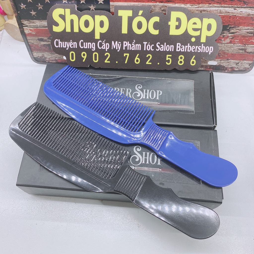 Lược Flat Top cắt tóc nam barbershop chuyên ngiệp bản to , Chuyên cắt chân phương,