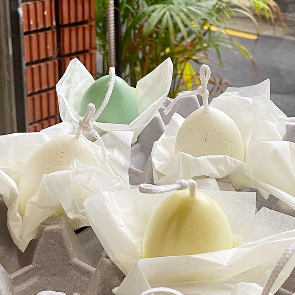 Khuôn Silicone Tạo Hình Làm Xà Phòng Hình Trứng Phục Sinh 3D