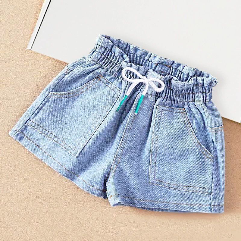 Quần Short Denim Mỏng Thời Trang Mùa Hè Mới 2022 Dành Cho Bé Gái