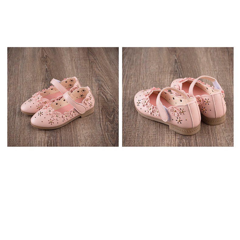 Giày Công Chúa Đế Mềm Thoáng Khí Thời Trang Xuân Thu Cho Bé Gái