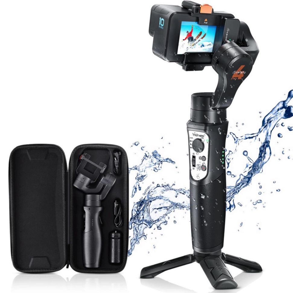 ⚡Gậy chống rung chống nước⚡3-Axis Gimbal cho điện thoại di động, GoPro. GIMBAL chống Rung kháng nước ORIGINAL