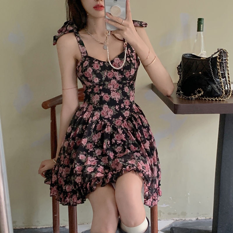 (MớI) Đầm NgắN In Hoa GợI CảM, DàNh Cho Nữ