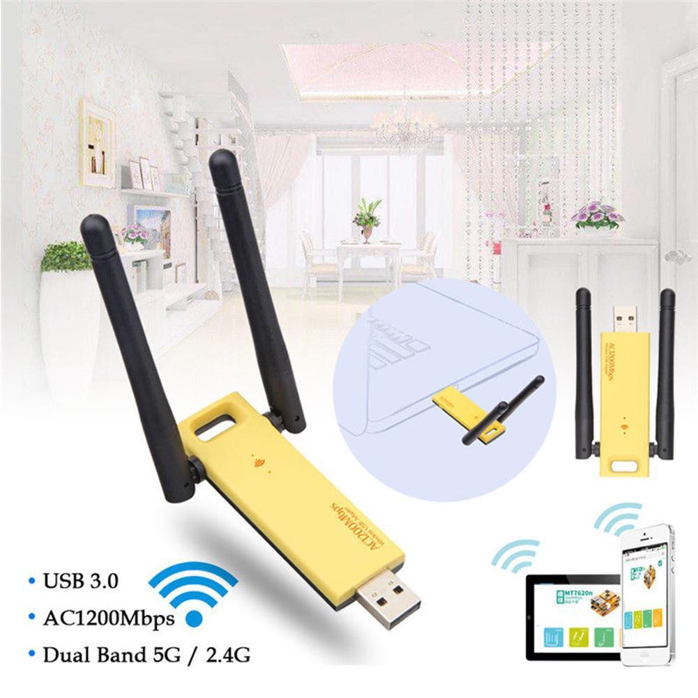 Thiết Bị Phát Wifi 1200mbps 2.4ghz / 5.8ghz Băng Tần Kép 802.11ac Usb 3.0 | BigBuy360 - bigbuy360.vn