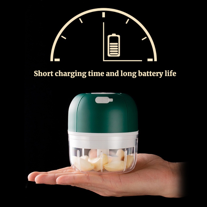 Máy Xay Tỏi Cầm Tay Không Dây Chạy Điện 100 250ml