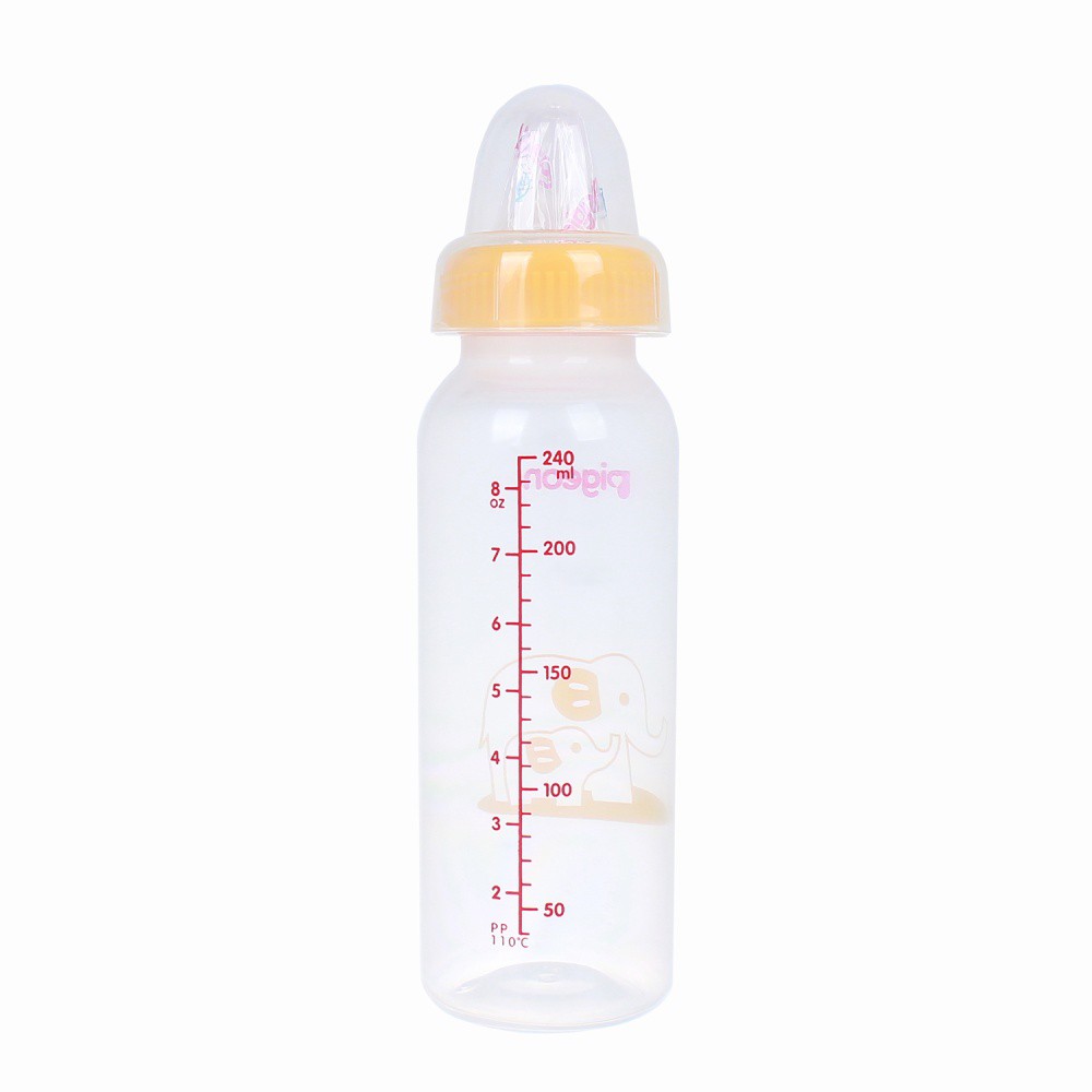 Bình sữa cổ nhỏ Pigeon nhựa PP 120ml-240ml