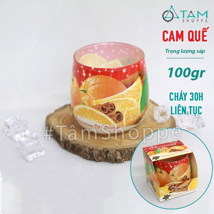 Ly nến thơm thiên nhiên Giáng Sinh NT-07