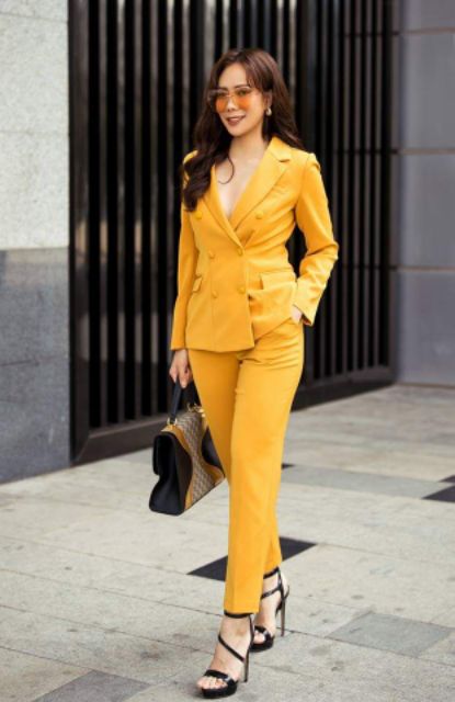 Set vest nữ cao cấp