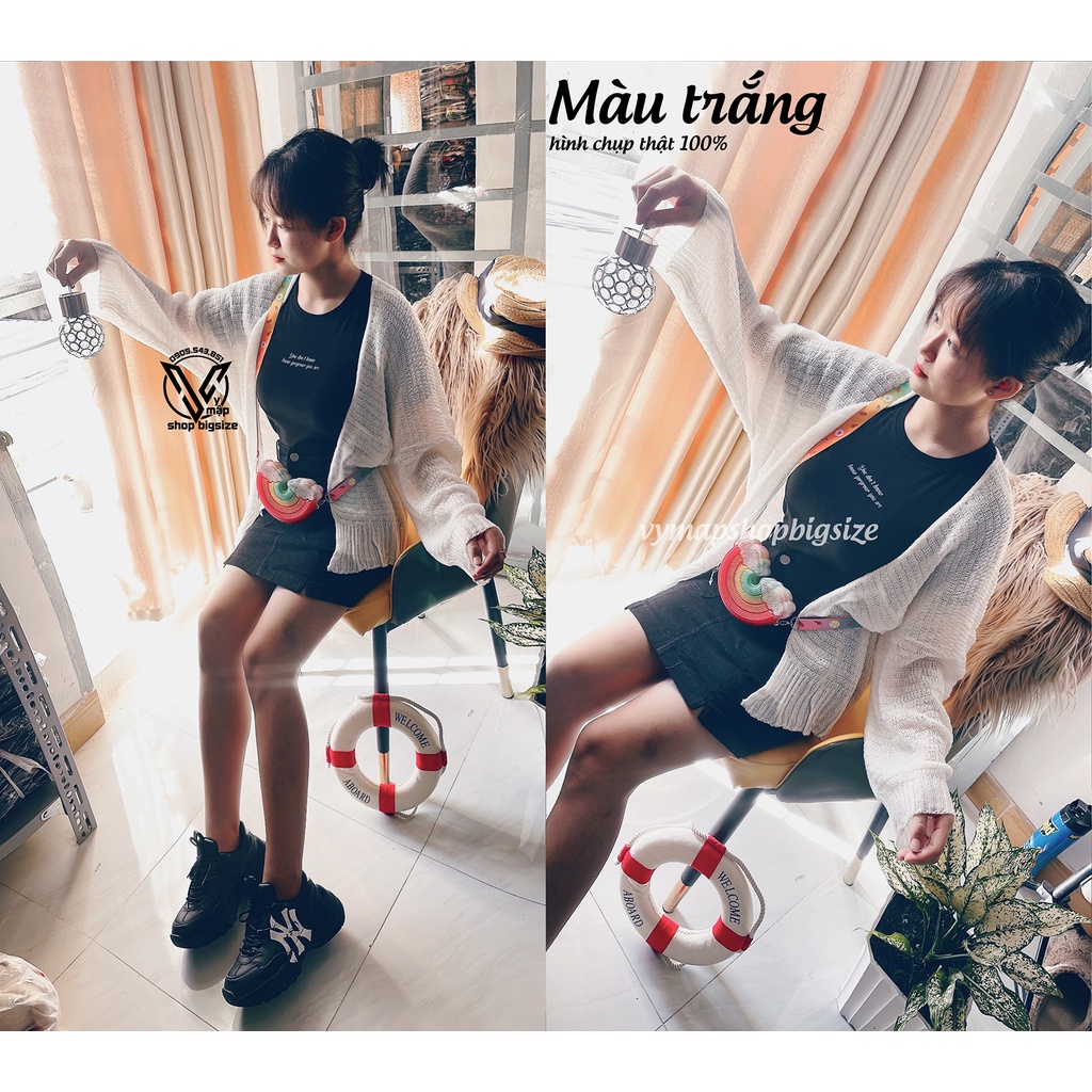 Áo khoác nhẹ ulzzang 6 màu BIGSIZE vymapshopbigsize