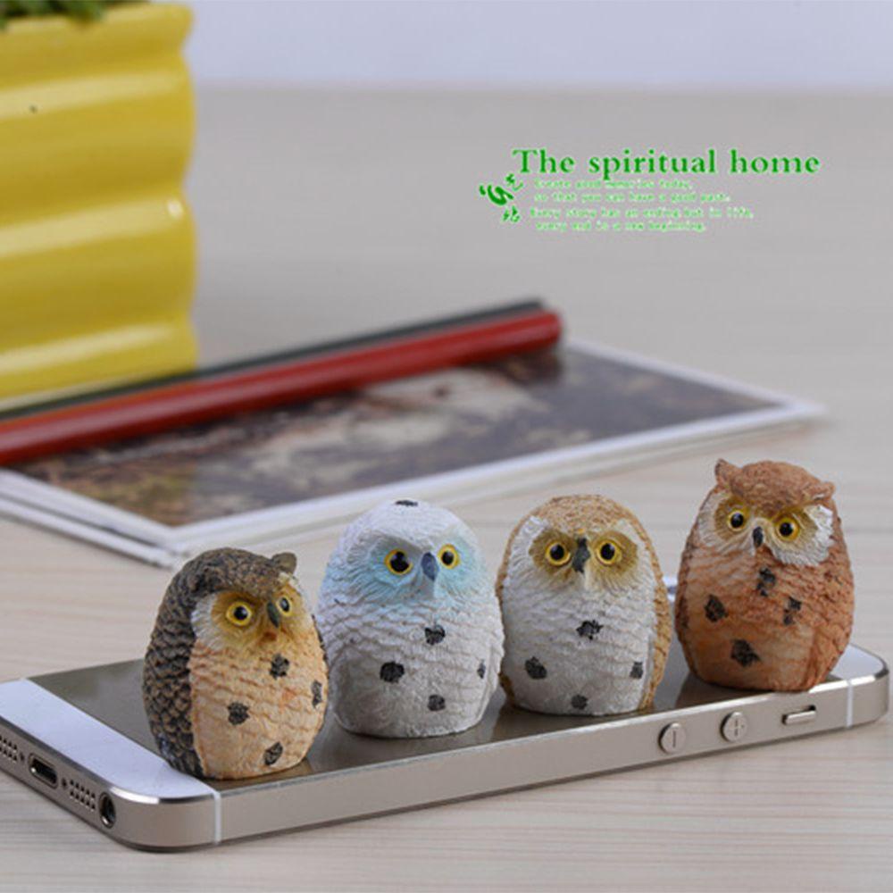 Set 4 Đồ trang trí Chim Cú Mini Trang Trí Sân Vườn