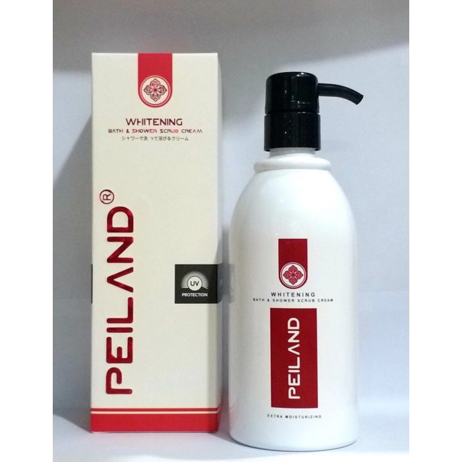 Sữa Tắm Peiland Sáng Da Có Hạt Trung Cấp Siêu Mịn 350Ml