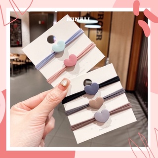Dây buộc tóc mặt hình trái tim đáng yêu ngọt ngào cho nữ
