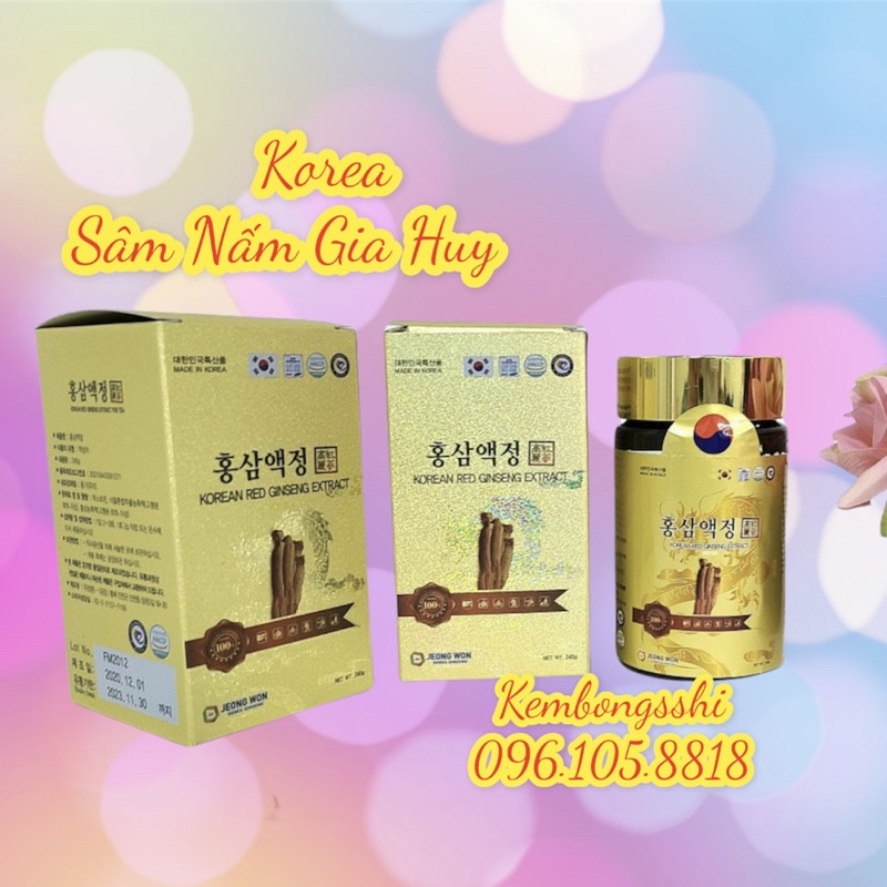 [HÀNG MỚI] CAO HỒNG SÂM JOENGWON 100%HÀN QUỐC