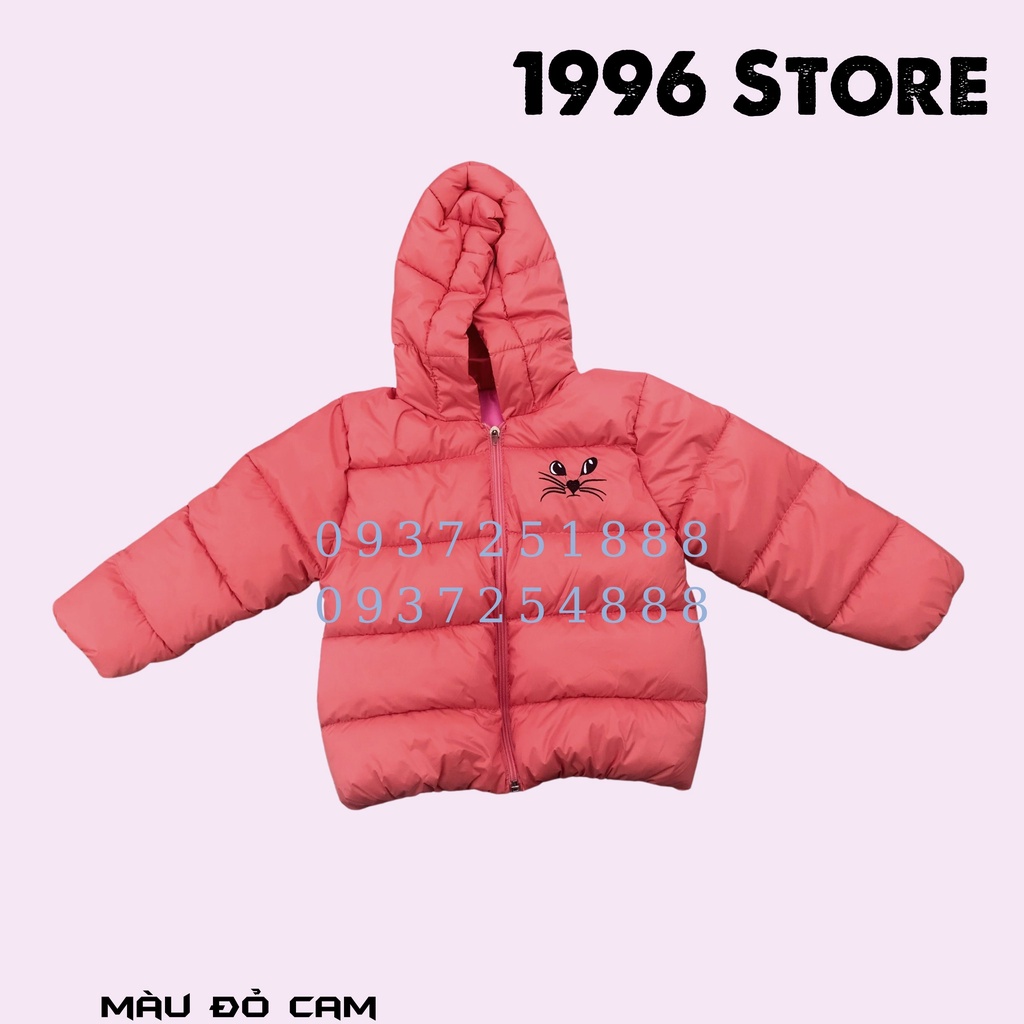 Áo phao cho bé gái nhồi bông trẻ em SIÊU NHẸ có mũ 2-4 tuổi 7-25kg | BigBuy360 - bigbuy360.vn