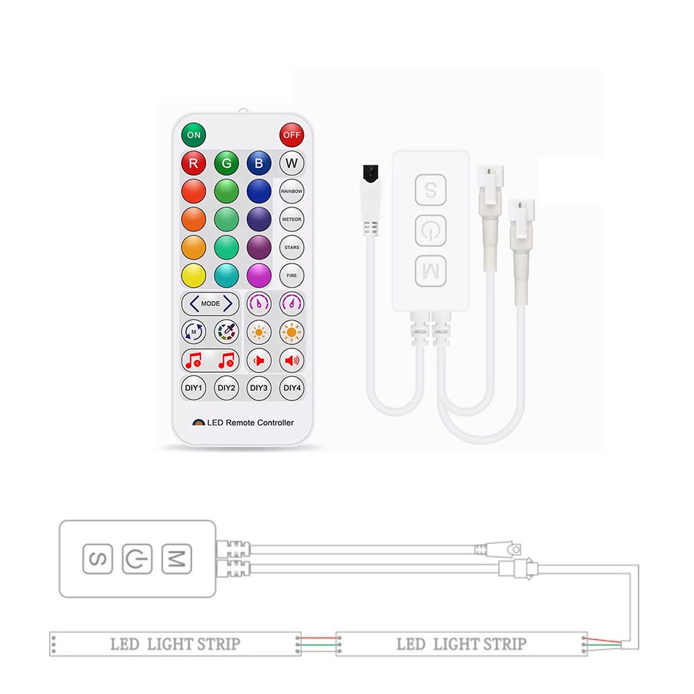 Bộ Điều Khiển Đèn LED Thông Minh WS2812b WS2811 SP511E