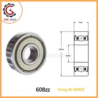 Vòng bi 608 8mm