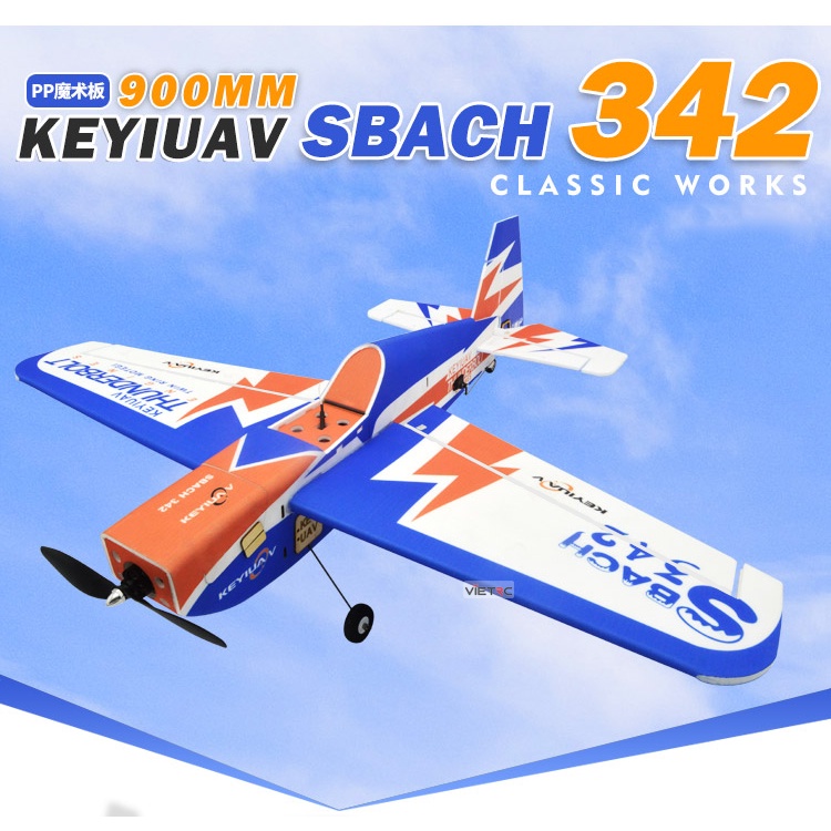 Kit 3D KEYIUAV SBACH 342 khung gỗ vỏ xốp dẻo size 95cm