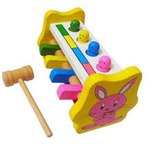 Đồ chơi gỗ - Đập chuột hình thỏ