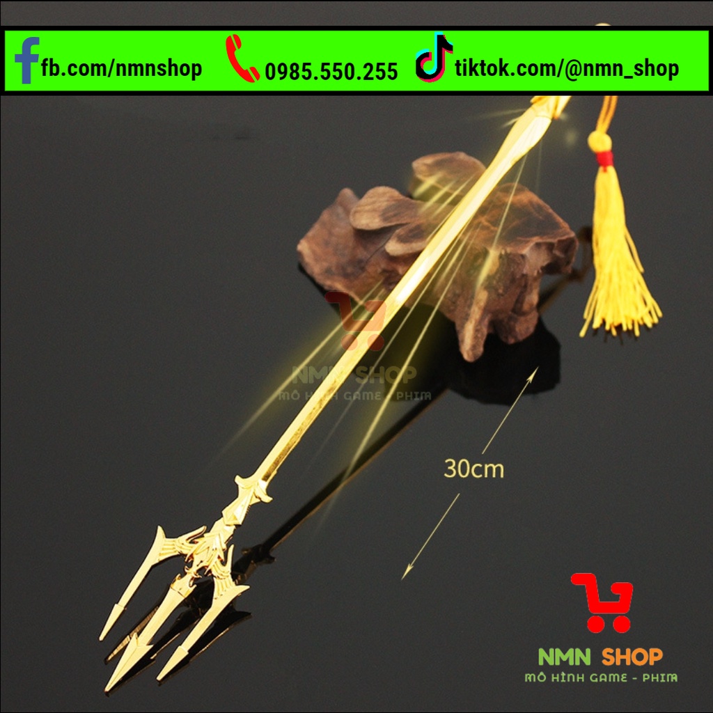 Mô hình phim Đấu La Đại Lục - Hải Thần tam xoa kích 30cm