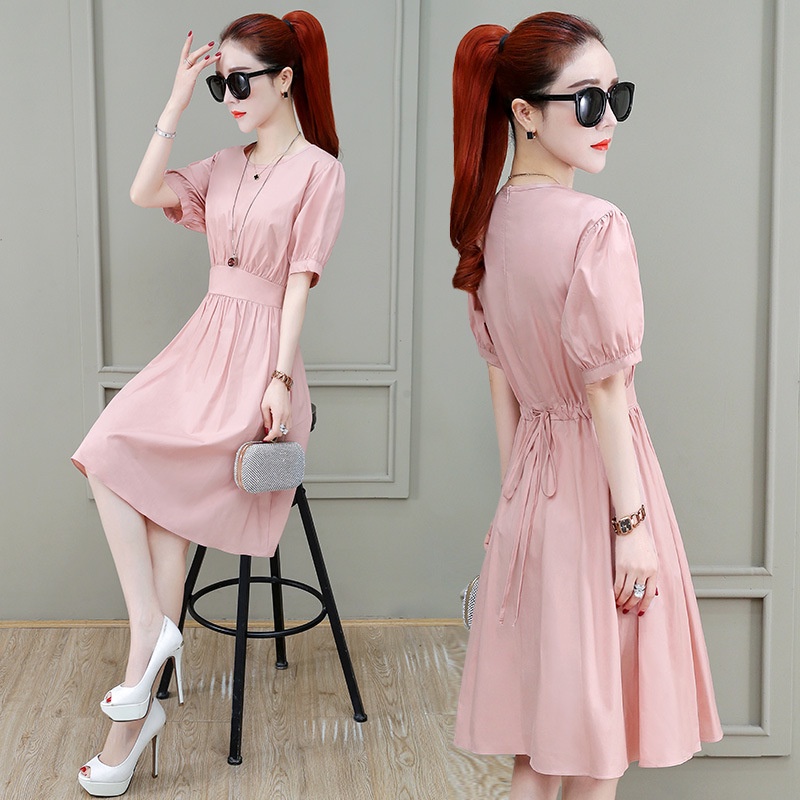 3Y2022 Đầm xoè ngắn tay nữ hè hàng nhập