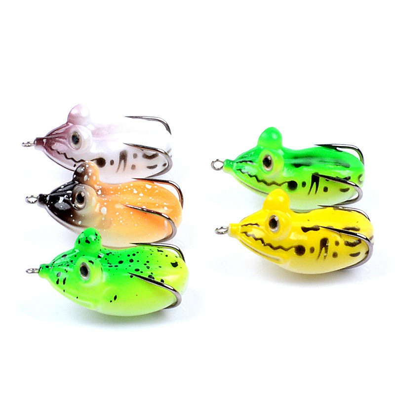 Mồi câu lure mồi giả câu cá lóc cá sộp 5.4cm 11.6g nhái hơi câu cá siêu nhậy