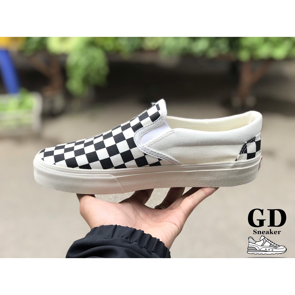 Giày thể thao VANS vault caro (Checkerboard Slip On) bản Trung [ full box bill] nam/nữ | BigBuy360 - bigbuy360.vn
