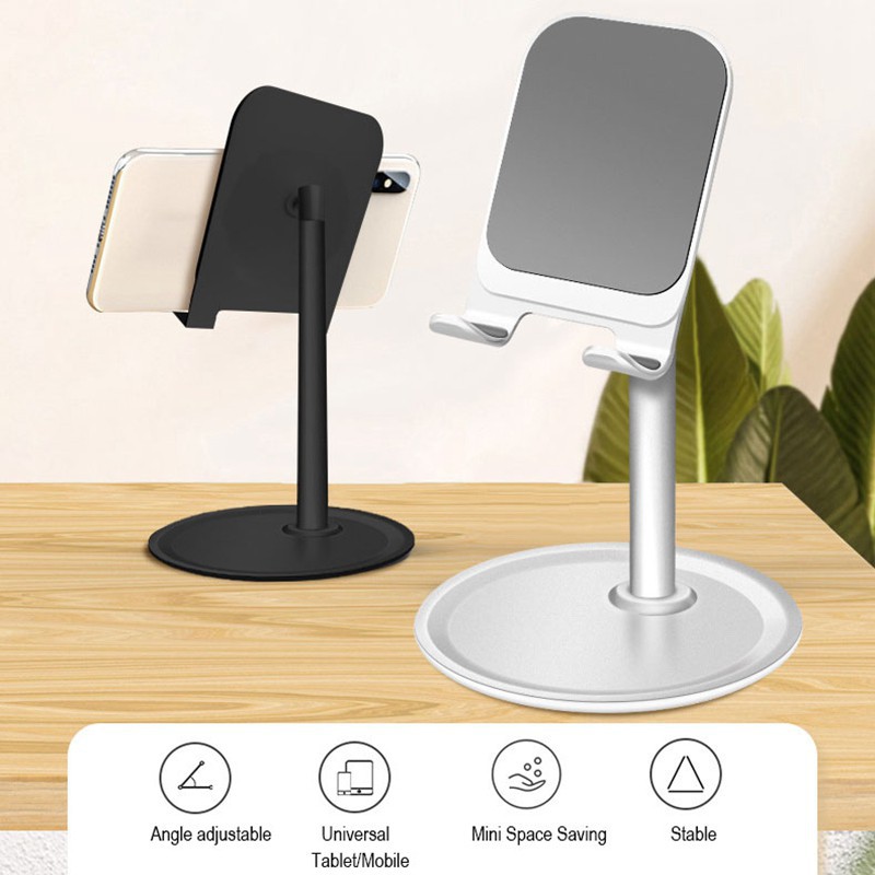 Giá đỡ điện thoại để bàn có thể điều chỉnh được tiện dụng thích hợp cho iPhone và Samsung