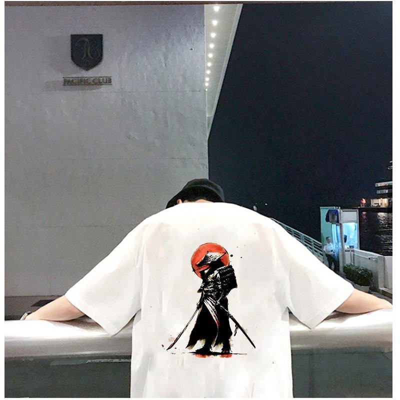 Áo thun unisex form rộng phong cách Nhật Bản đẹp độc lạ vải dày mịn 2019T1674