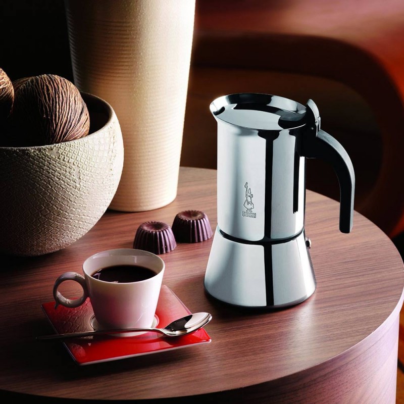 Ấm pha cafe Bialetti Venus - ấm từ 4 cup trở lên dùng được cho bếp từ