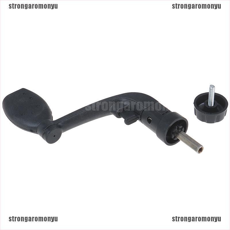 Máy Câu Cá Tay Quay Bằng Nhựa Màu Đen