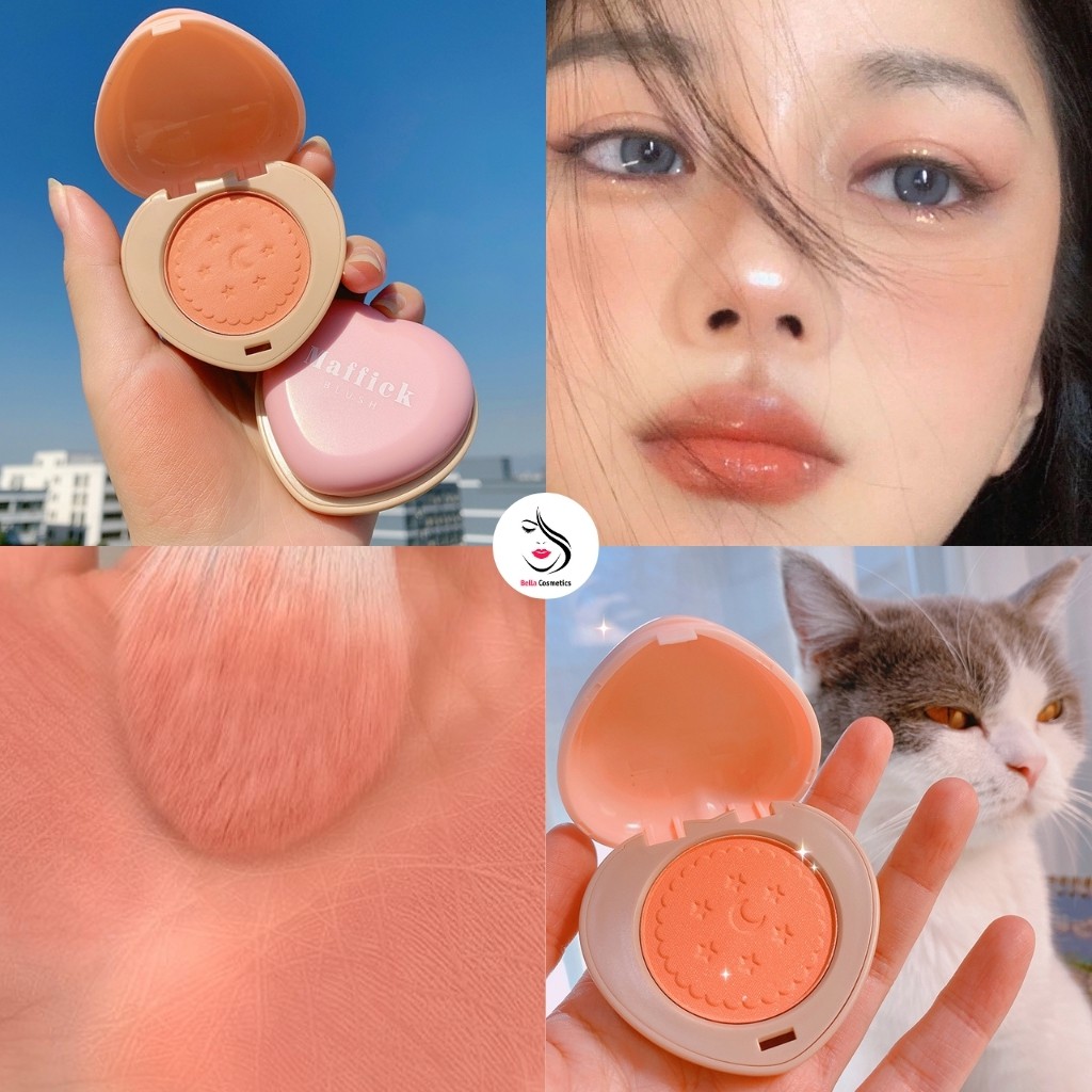 Má Hồng Trái Tim MAFFICK LOVE COOKIE BLUSH Dạng Phấn