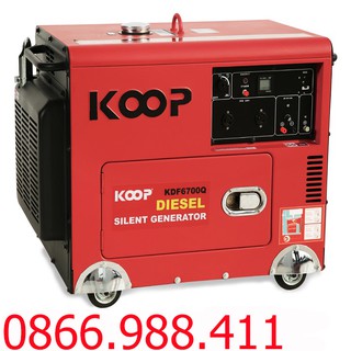 Máy phát điện chạy dầu Diesel KOOP KDF6700Q - 5.0kVA