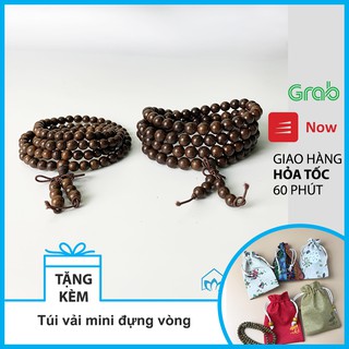 Vòng tay phong thủy, chuỗi tràng hạt Phật Giáo gỗ Tần Bì size 6 li, 8 li - Hiên Nhà