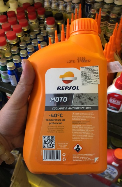 Nước làm mát Repsol Colant Antifreeze 50% chai 1L