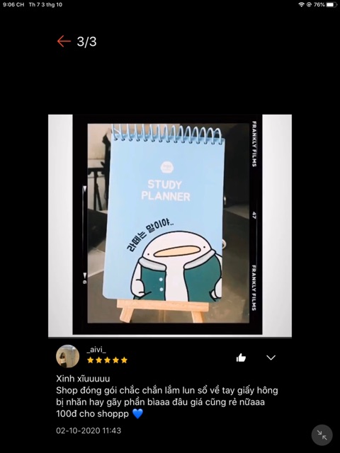 [DAISO] Sổ study planner Daiso (120 trang)