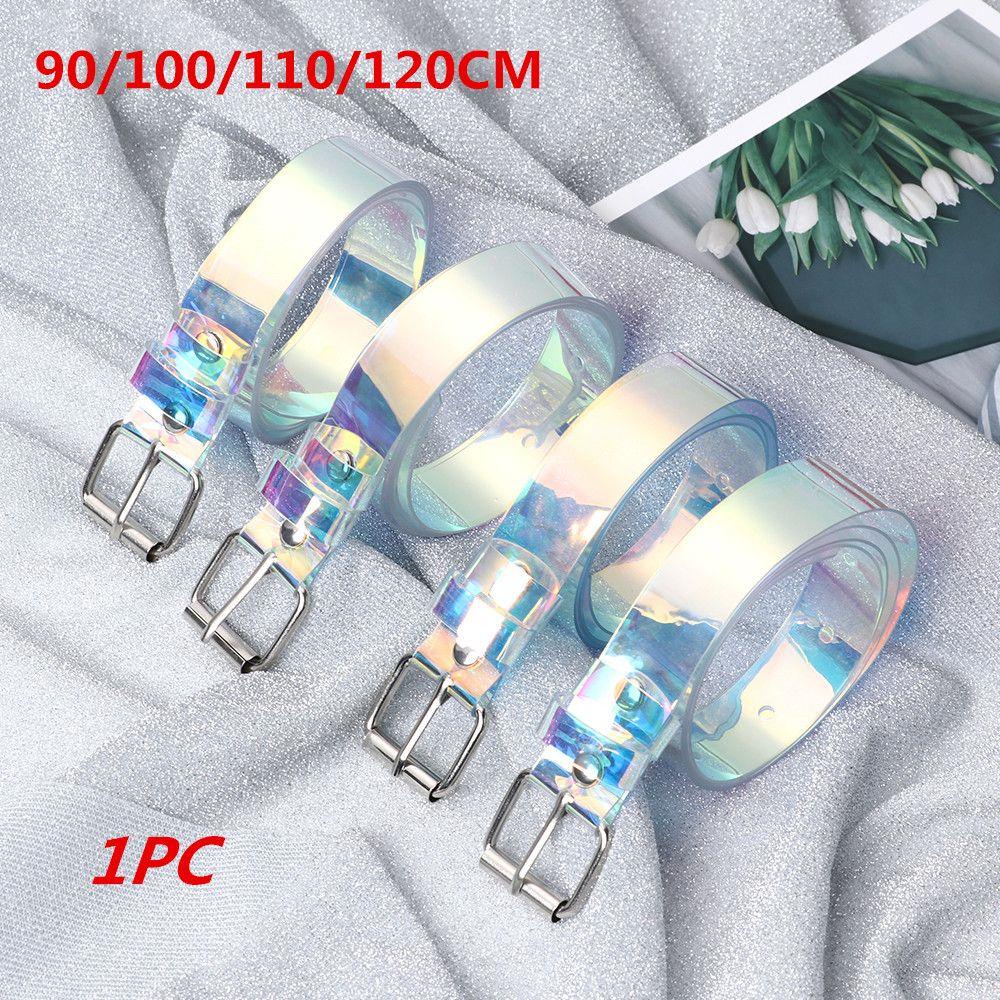Thắt Lưng Màu Hologram Cầu Vồng Thời Trang Cho Nữ