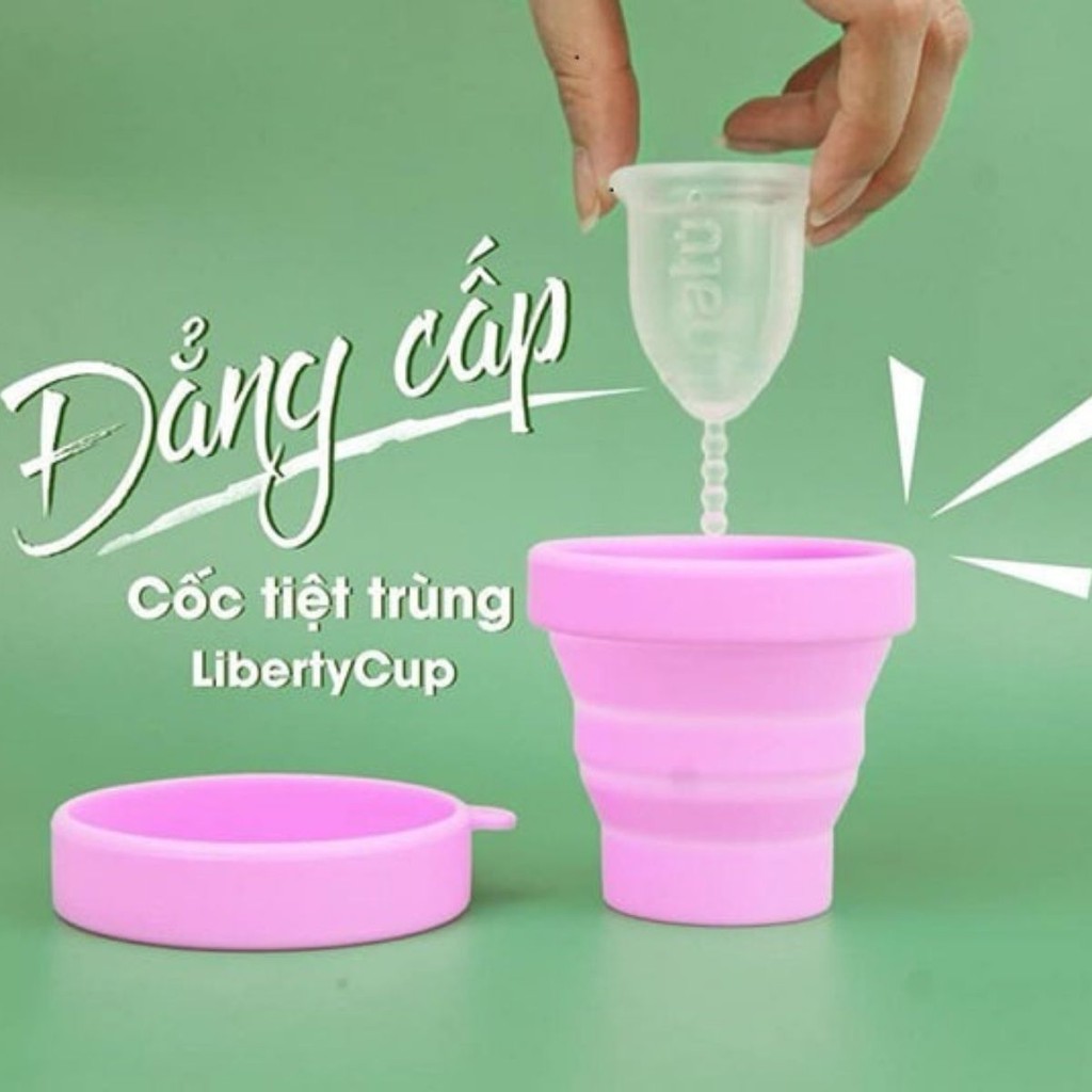 Cốc tiệt trùng dành cho cốc nguyệt san Liberty Cup, hàng chính hãng, có Bill đầy đủ